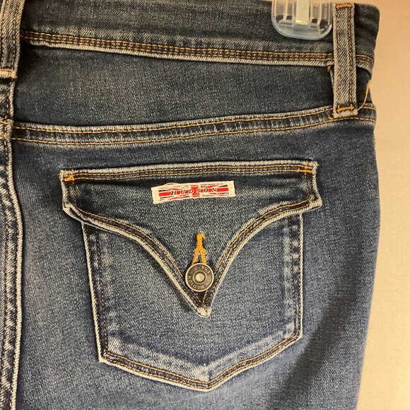 Hudson Collin Mid-Rise Skinny Blue Jean, Sz 28 - Picture 5 of 7